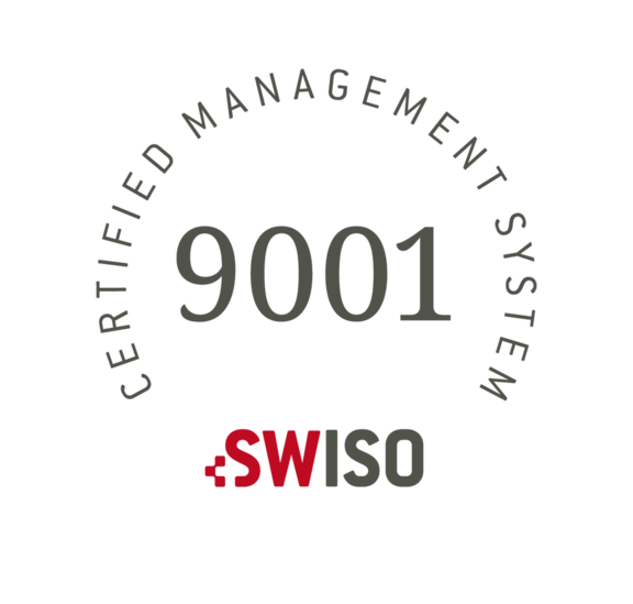 SWISO ISO 9001:2015 zertifiziert
