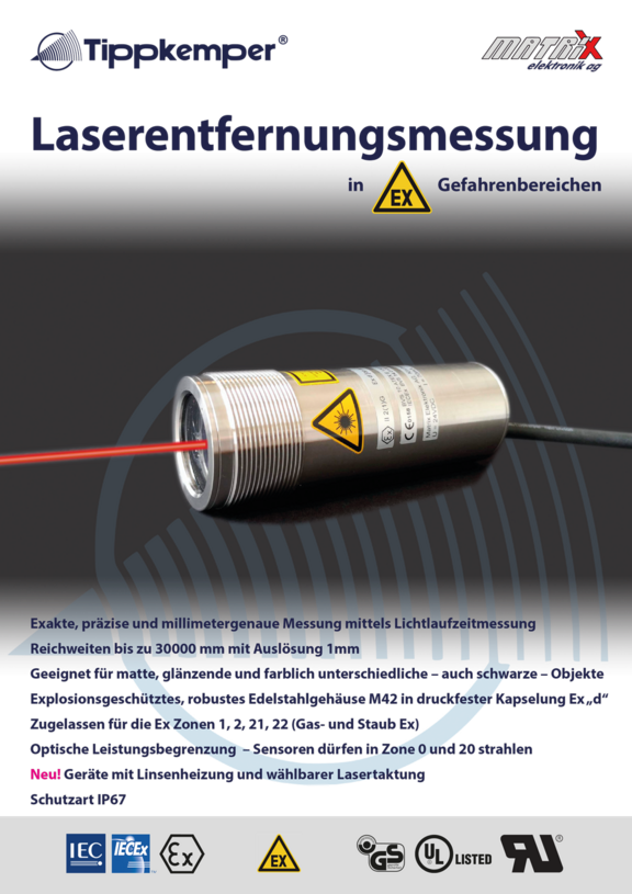 Flyer Laserentfernungsmessung