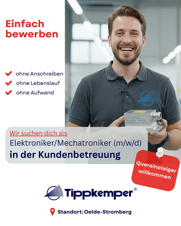 Wir suchen Elektroniker/Mechatroniker in der Kundenbetreuung
