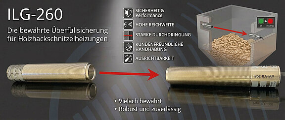 Hochleistungslichtschranke mit Gas- und Staub Ex Zulassung ILG-260