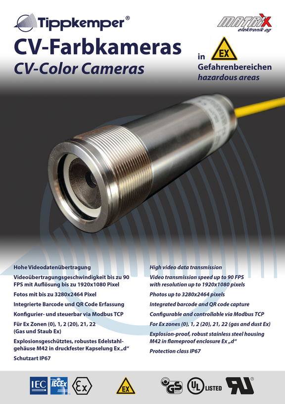 Flyer Farbkameratechnik