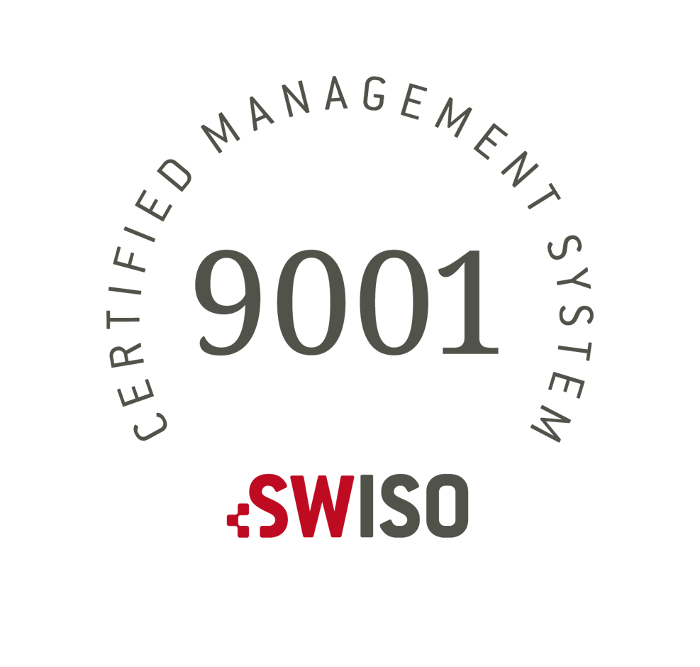 SWISO ISO 9001:2015 certified